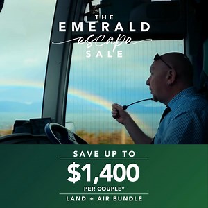 Experience affordable luxury with CIE Tours' Private Driver vacations—our most personalized style of travel for up to 9 guests. 🚗✨ Save up to $1,400 per couple when you book land and air together!* 🍀✈️ Travel May through December, 2025. Call or request a quote today! | CIE Tours