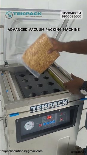 Vacuum Pouch Packing | Semi-automatic sealer machine #vacuumsealing #vacuum #vacuumpackingmachine