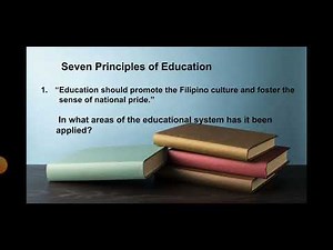 Principles and Philosophy of Philippine Education