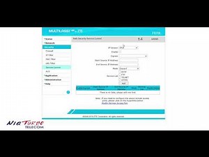 Acesso remoto da ONU ZTE F670L