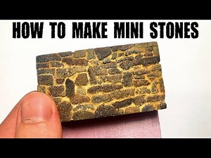 Make and Paint Realistic Medieval Stones From Styrofoam