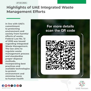 Highlights of #UAE Integrated Waste Management Efforts #MOCCAE #WasteManagement | UAE Forsan English | Facebook