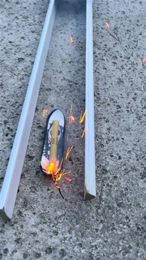 3.6K views · 12 reactions | experiment of attaching rocket firework fuse to mini skateboard #FirecrackerFuses #ExperimentalPyrotechnics #FireworksInnovation #FuseTechnology #PyroFusions #SlowBurnFuses #FirecrackerDesign #DIYFireworks #PyrotechnicExperiment #FireworksScience #seaftyFirst #HighPowerRocketry #ModelRocletry #FireworksEnginering | Fix Aby | Facebook