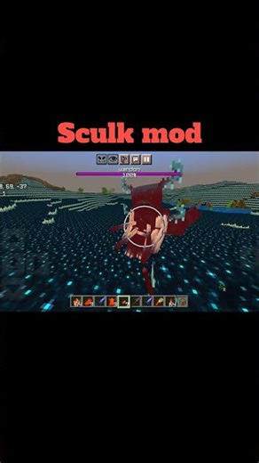 sculk mod in mcpe #minecraft #mod