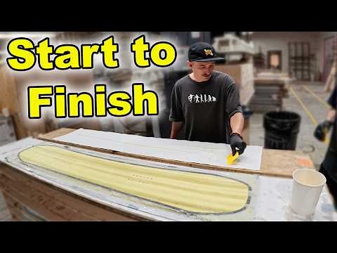 How to Make A Snowboard Start to Finish