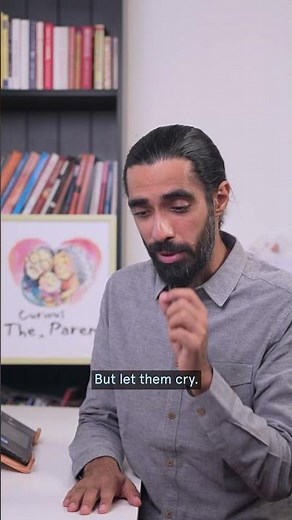 Should I let my child cry? #parentingtips