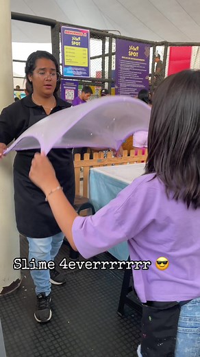 Slime y punto. 😎😎 #slime #eduprojectkids #malldelsur #jockeyplaza #manualidades