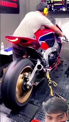 Honda cbr1000rr top speed Dyno test #honda #cbr1000r #cbr #speed #sound #superbike