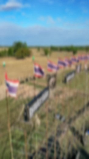 Event Setup: Thai Flags and Scaffolding Preparation