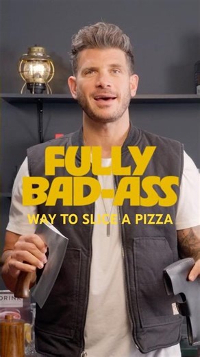 The Most Badass Way to Slice Pizza (Seriously) #fathersdaygifts #fathersday