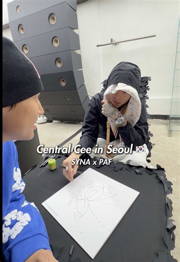 meeting @CentralCee for the first time in Seoul 🇰🇷 #syna x #paf #centralcee #seoul
