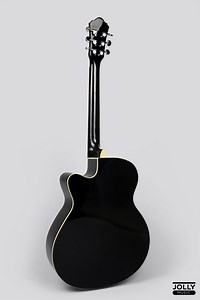 Caravan HS-4010 40 Acoustic Guitar with FREE Gigbag - Black