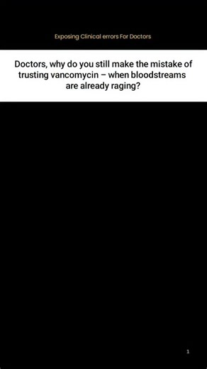 Trusted by 60,000+ doctors on Instagram: "Oral vanco for sepsis— Gut covered, blood raging. ⚠️ Disclaimer : For healthcare professional education only. Only for educational purposes. Always follow institutional protocols and current guidelines."