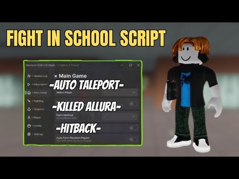 🔥 [FREE 2025] Fight In A School Script (NO KEY) | Kill Aura, Auto Farm Kills, Hitbox | PC & Mobile