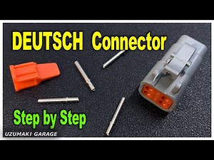Deutsch DTM Connector Assemble using Special Crimping Tool