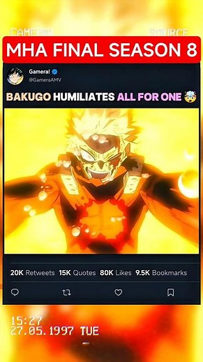 BAKUGO humiliates ALL FOR ONE 🤯☠️ | #myheroacademia #edit #mha #amv #anime