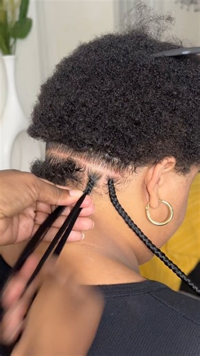 290K views · 4.7K reactions | These box braids came out stunning on her short hair  | Braids By Koya | Facebook