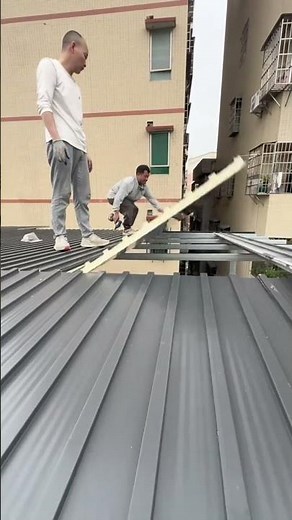 Installation of Aluminum Sandwich Roof Panel