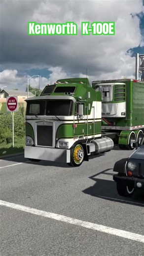ATS - Kenworth K100E mod in American Truck Simulator #shorts #ats #americantrucksimulator