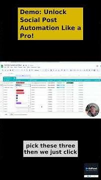Demo Unlock Social Post Automation Like a Pro! #YouTubeShorts, #ShortFormVideo, #VideoRepurposing