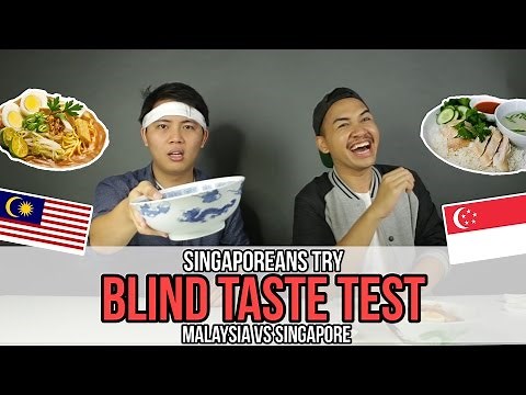 Singaporeans Try: Singapore Vs Malaysia Food Blind Taste Test (feat. The Ming Thing) | EP 32