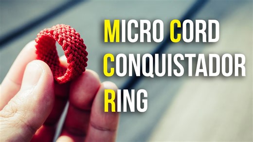 DIY Micro Cord Conquistador Paracord Ring | Macrame Ring Tutorial