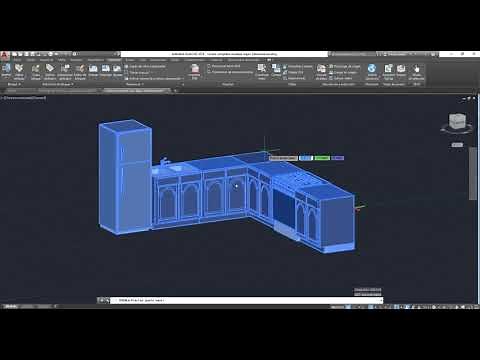 Muebles a través de bloques Autocad 3d