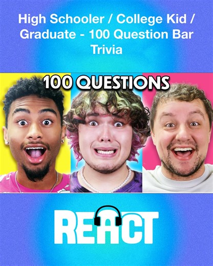1.5M views · 32K reactions | Generations play 100 Question Bar Trivia! | REACT | Facebook