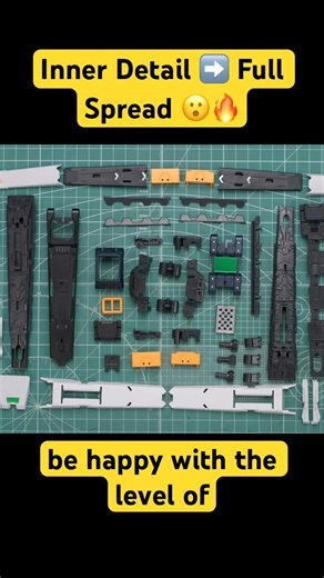 From Inner Detail to Full Spread — 405g Fin Funnels 👀 #pgunleashed #nugundam #gunpla