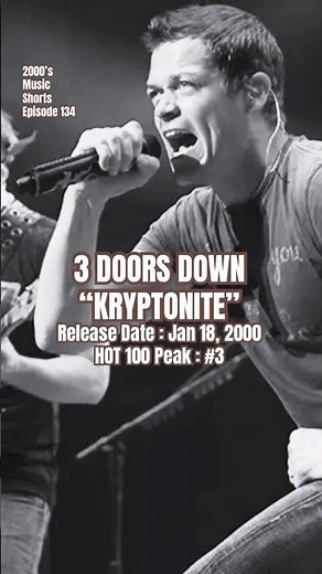 3 Doors Down “Kryptonite” #2000s #2000smusic #3doorsdown