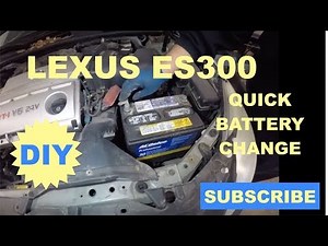 How to replace the Battery on Lexuse ES300