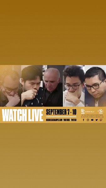 188K views · 18 reactions | ❤️‍The World’s most unpredictable chess is back! Chess 9LX makes its return to the chess capital of America, Saint Louis, Missouri朗Starting September 7th, 10 players will compete for $150,000 Prize Found❗️Catch all the action LIVE on the Saint Louis Chess Club YouTube & Twitch Channels♚♚♚#ChampionsShowdown #Chess9LX #STLChessClub #WorldChessHOF #STLChessCampus #livebroadcast | Saint Louis Chess Club | Facebook