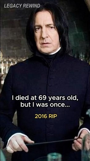 Alan Rickman (1946–2016) From Die Hard to Hogwarts — A Legacy That Lives On #snape #harrypotter