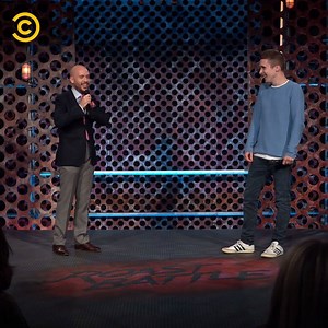 The impeccably well-groomed Tom Allen takes on Larry Dean in a Roast Battle tonight at 10pm! | Comedy Central UK