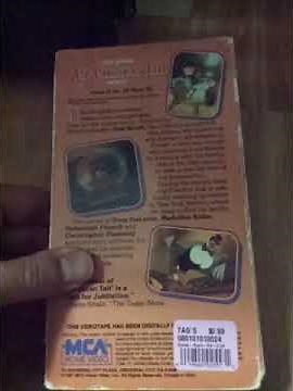 An American Tail 1987 Vhs Review Version 1