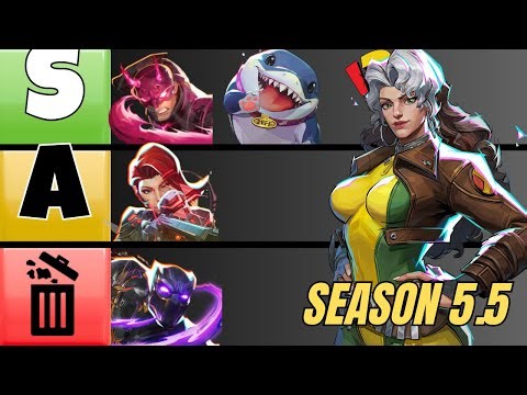 MARVEL RIVALS SEASON 5.5 TIER LIST - BEST AND WORST CHARACTERS