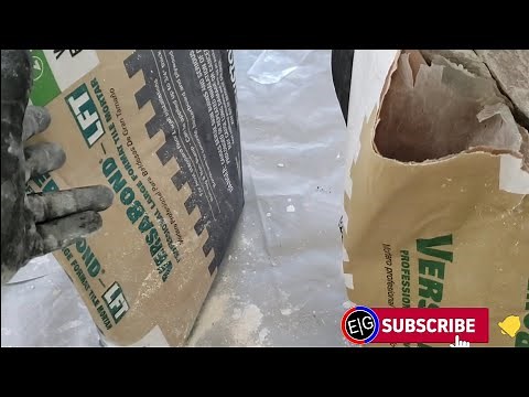 Must Watch‼️😲BiG Difference Versabond & Versabond LFT Thinset Motor | White Marble | #pro #fyp #tile