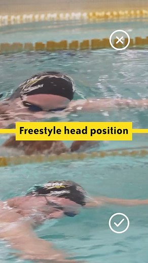 403K views · 2K reactions | A common mistake in freestyle breathing is to lift your head out of the water when breathing in. This disturbs your horizontal body line, which causes drag and makes swimming freestyle much harder. Always turn your head to the side to breath in, keeping o | SwimGym | Facebook