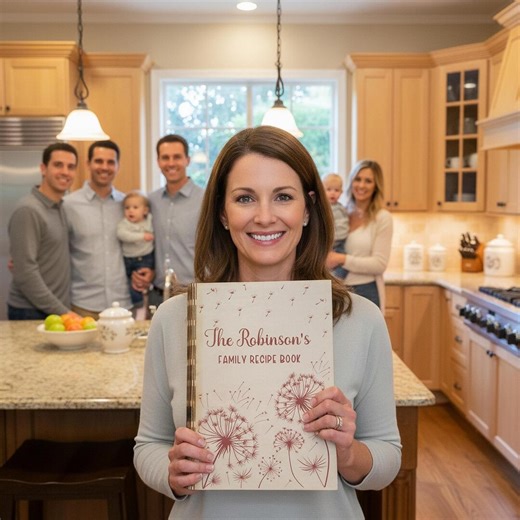 Personalized Recipe Book Family | Dandelion Design Custom Cookbook Wood | Cottagecore Mom Grandma Gift | Heirloom Journal - Etsy