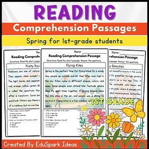 Spring Reading Comprehension Passages for 1st Grade | Spring Worksheets