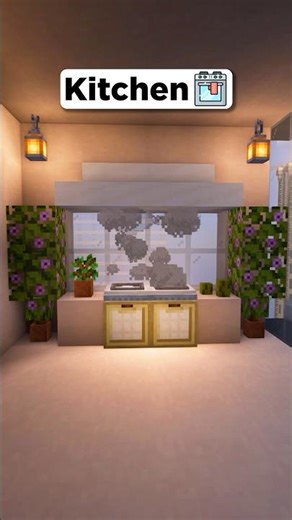 Minecraft Kitchen 🍽️ #shorts