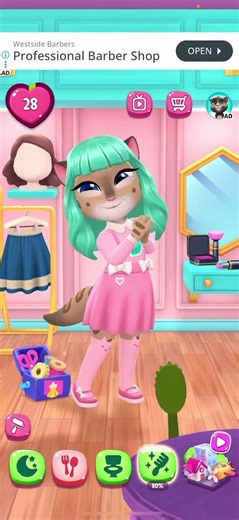 Morning Routine 🌅 | Wake Up, Freshen Up & Breakfast with Angela ☕✨ #cu#lifeisbutadream #talkingtom