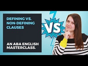 RELATIVE CLAUSES What is defining and non-defining? 💥