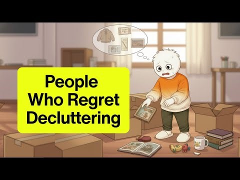 Psychology of People Who Regret Decluttering