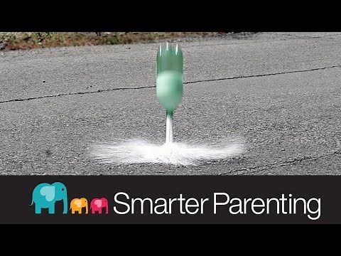 Homemade Water Rocket! Teach your children to follow directions.