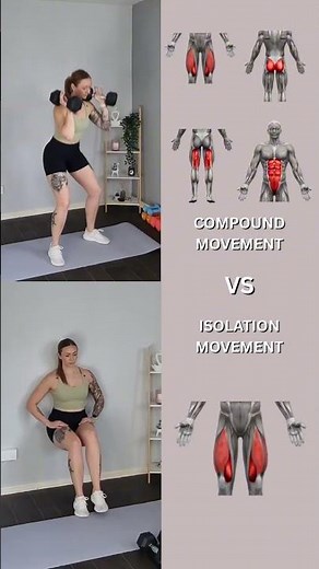 Part 1 | Compound Vs Isolation Exercises #fitness #isolation #compoundexercises #strengthtraining