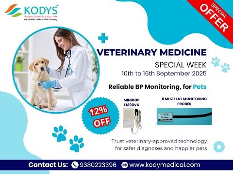 KODYS OFFERS DISCOUNT VETERINARY HANDHELD DOPPLERS