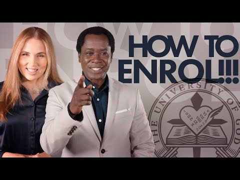 HOW TO ENROL IN THE UNIVERSITY OF GOD!!!