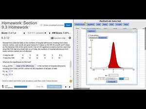 Hypothesis Test using Critical Values and Matched Pairs in MyMathlab MyStatlab