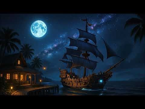 Cozy Pirate Ship: ASMR Night Ambience for Sleep